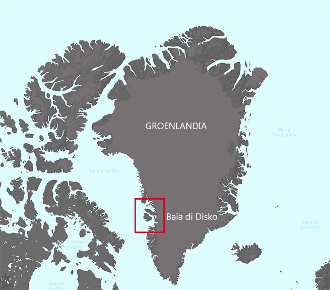 Mappa della Groenlandia